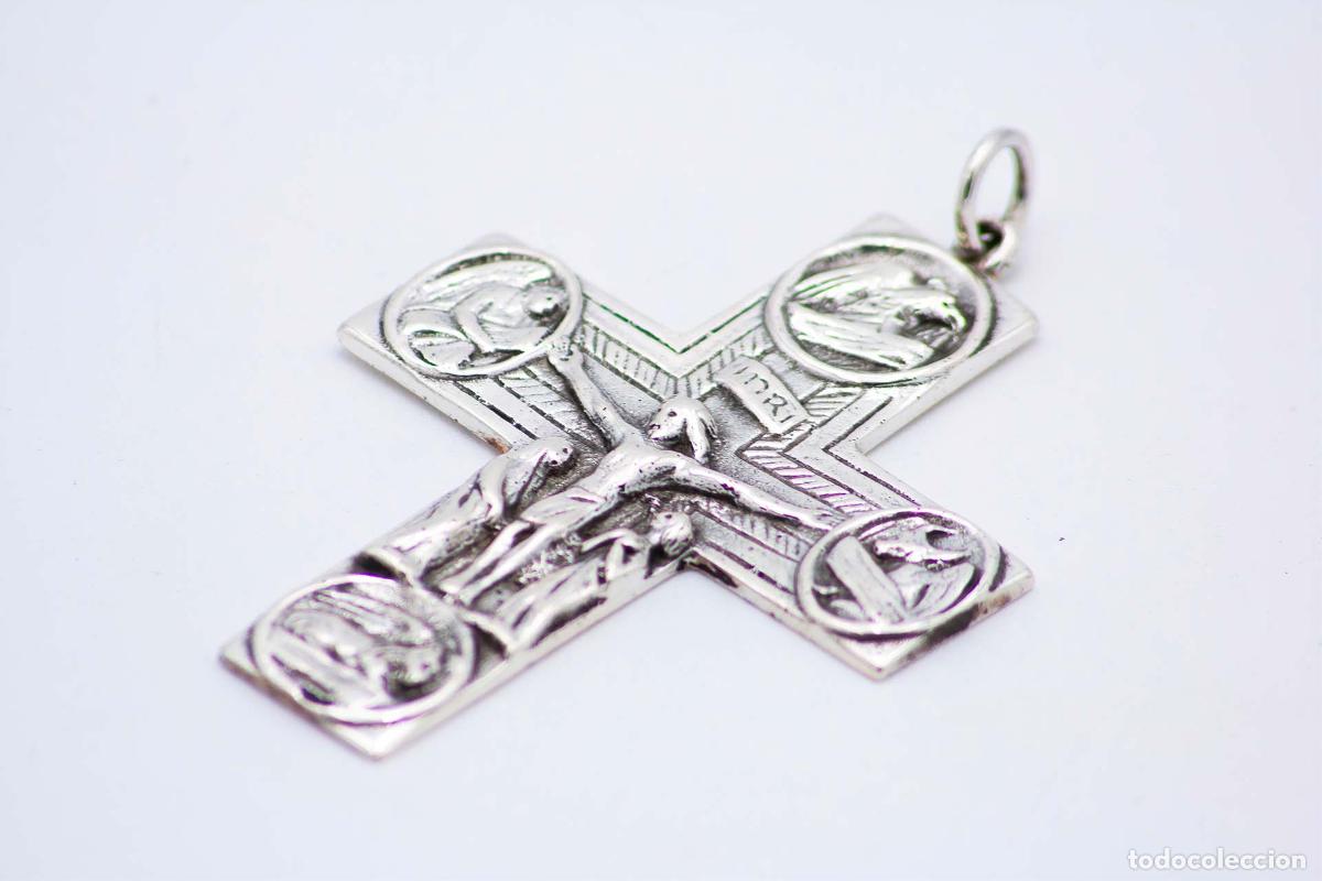 Joyeria: Colgante de crucifijo de plata - Foto 3