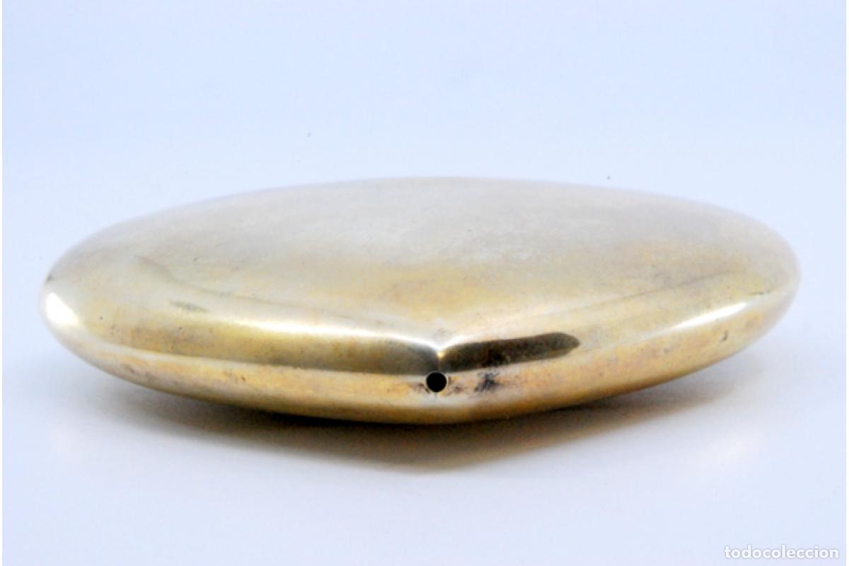Joyeria: Colgante en forma de coraz&oacute;n en plata ba&ntilde;ada en oro. - Foto 8