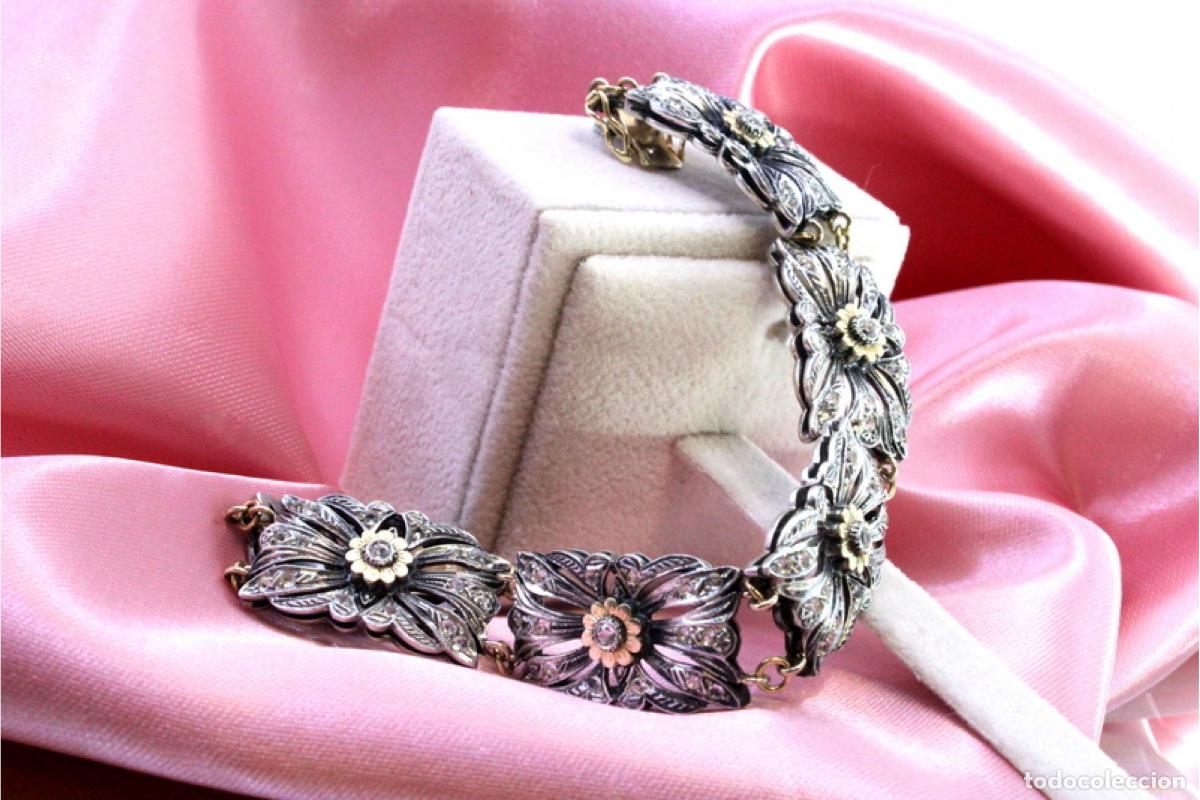 Joyeria: Pulsera en oro y plata de 19,2K. - Foto 9