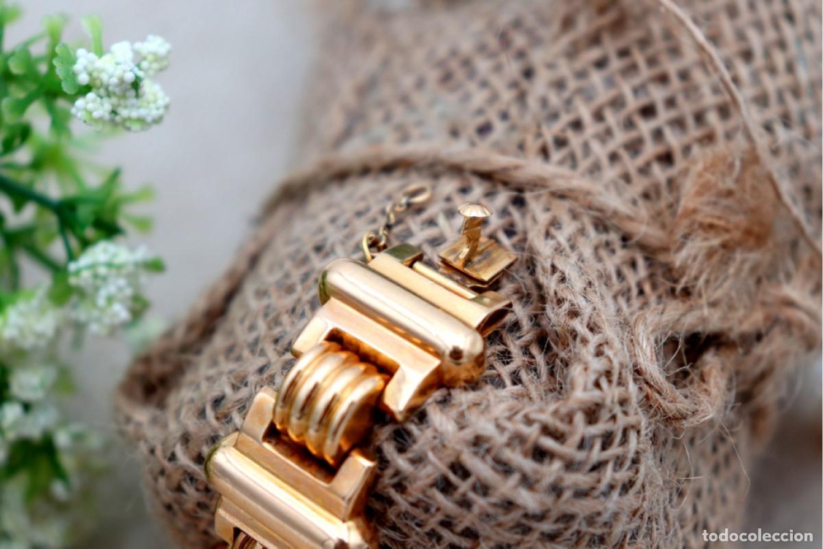 Joyeria: Pulsera en oro de 19,2 quilates y plata - Art D&eacute;co - Foto 6