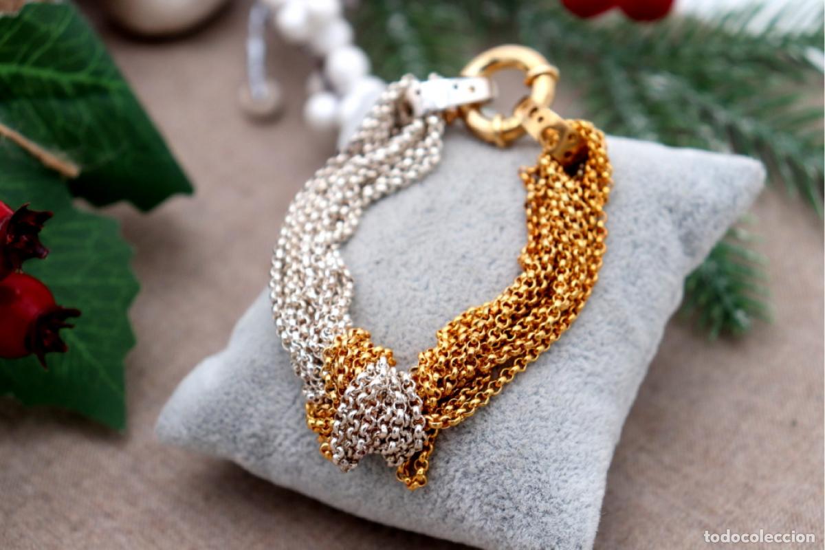 Joyeria: Pulsera de plata bicolor - Foto 8