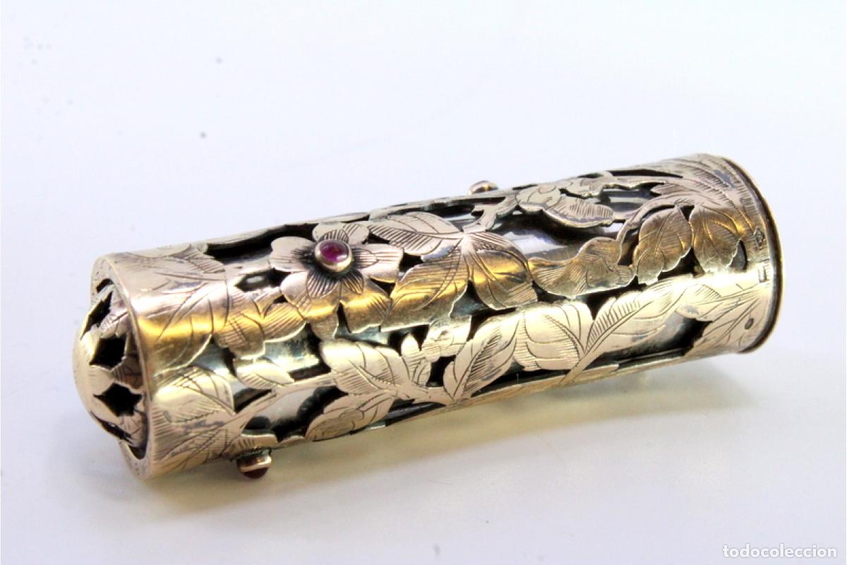 Joyeria: 47 gramos - L&aacute;piz labial de oro de 18 quilates - Foto 2