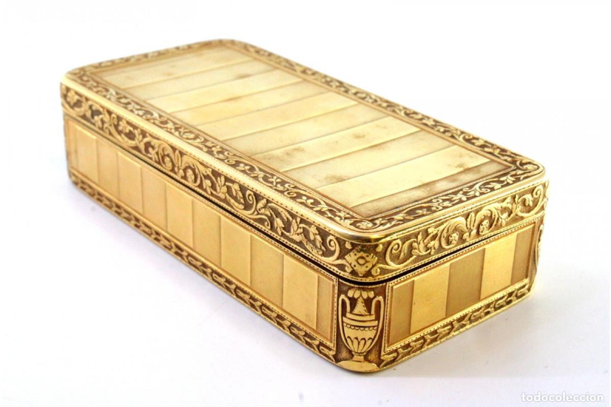 Joyeria: 169 gramos - Caja de rap&eacute;, en Oro de 18 quilates - Foto 3