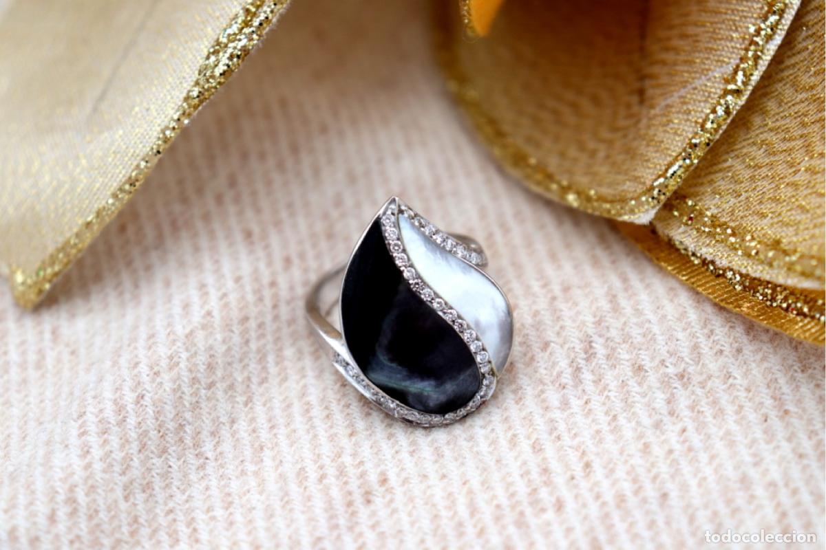 Joyeria: Anillo de oro de 18 quilates con diamantes - Foto 2