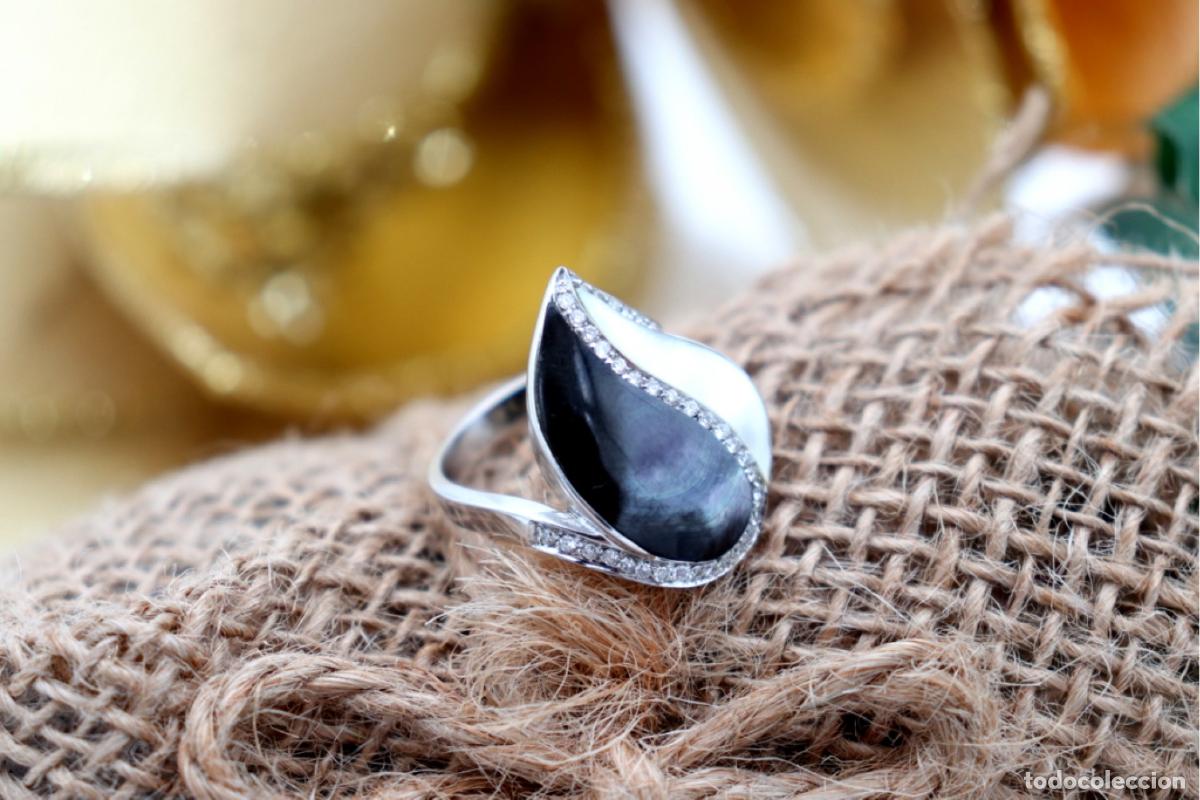 Joyeria: Anillo de oro de 18 quilates con diamantes - Foto 3