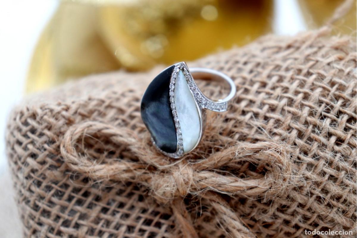 Joyeria: Anillo de oro de 18 quilates con diamantes - Foto 6