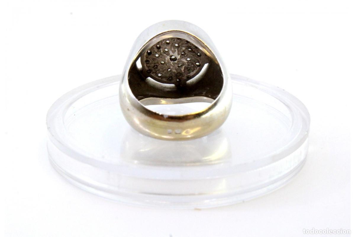 Joyeria: Anillo de oro de 19,2 quilates con diamantes - Foto 2