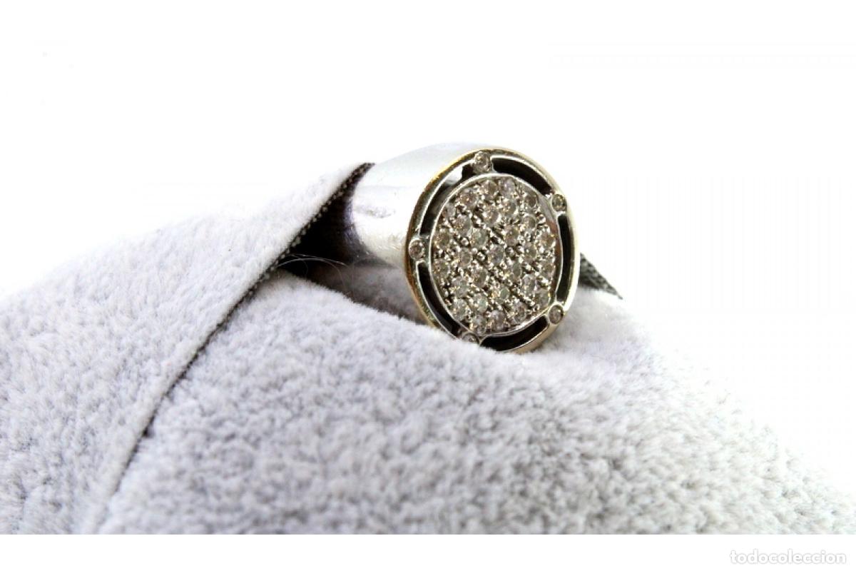 Joyeria: Anillo de oro de 19,2 quilates con diamantes - Foto 4