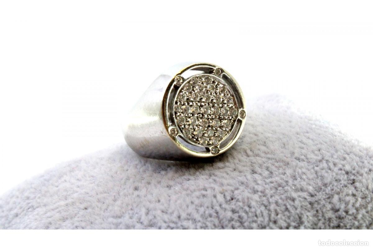 Joyeria: Anillo de oro de 19,2 quilates con diamantes - Foto 6