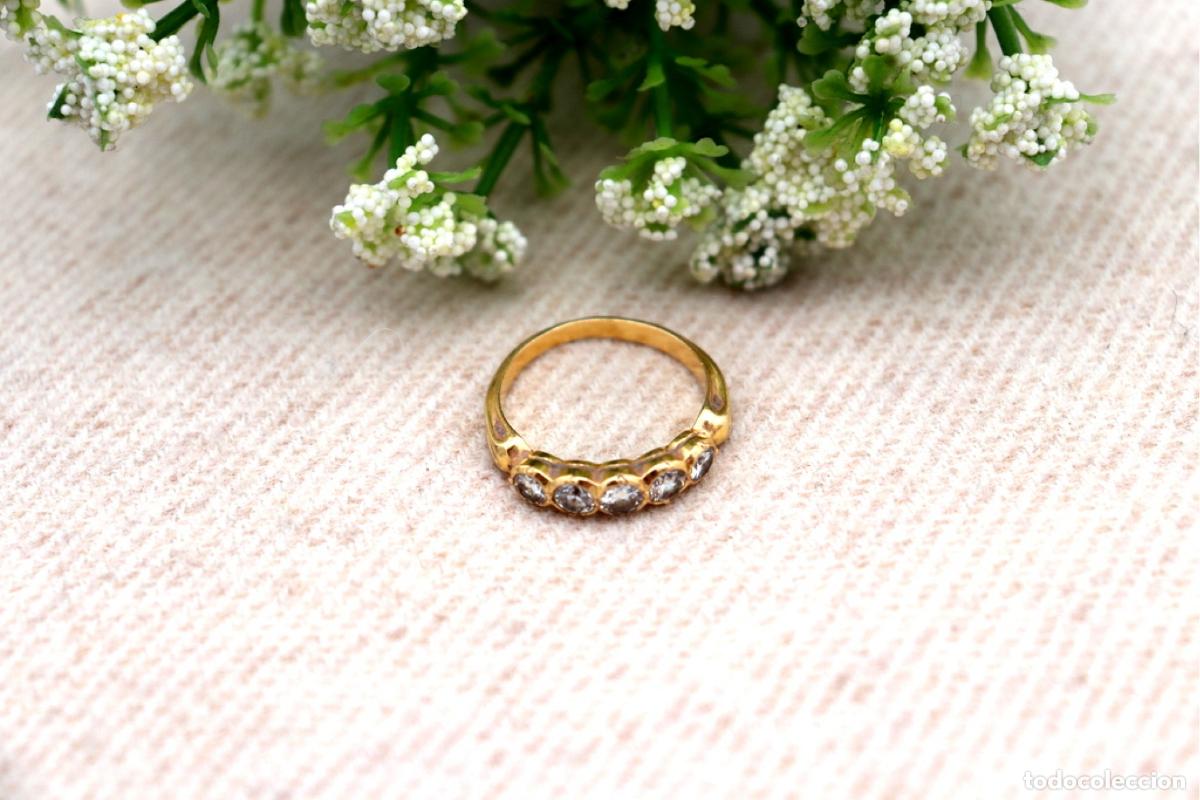 Joyeria: Anillo de oro de 19,2 quilates con diamantes - Foto 4
