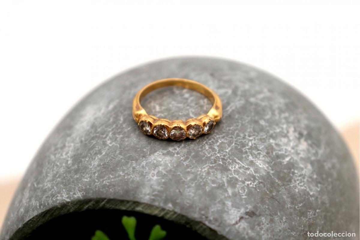 Joyeria: Anillo de oro de 19,2 quilates con diamantes - Foto 7