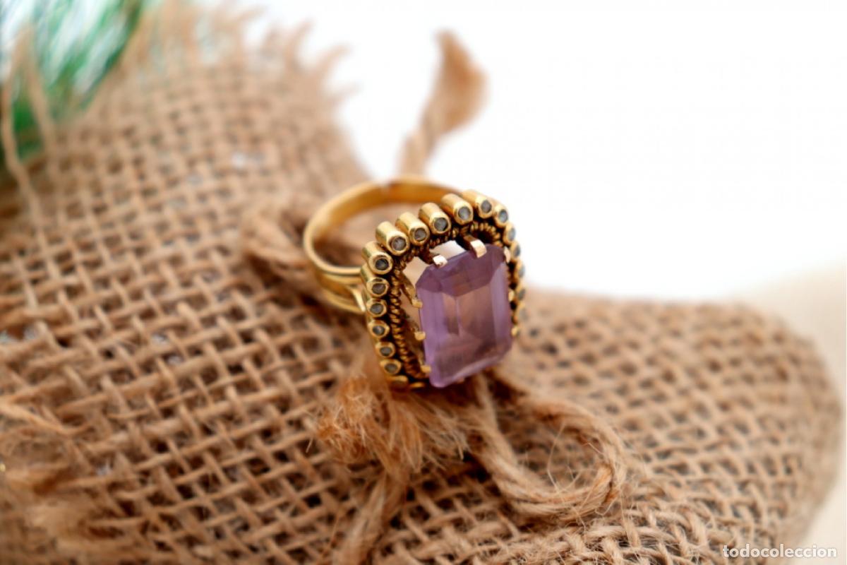 Joyeria: Anillo de oro de 19,2 quilates con diamantes - Foto 3