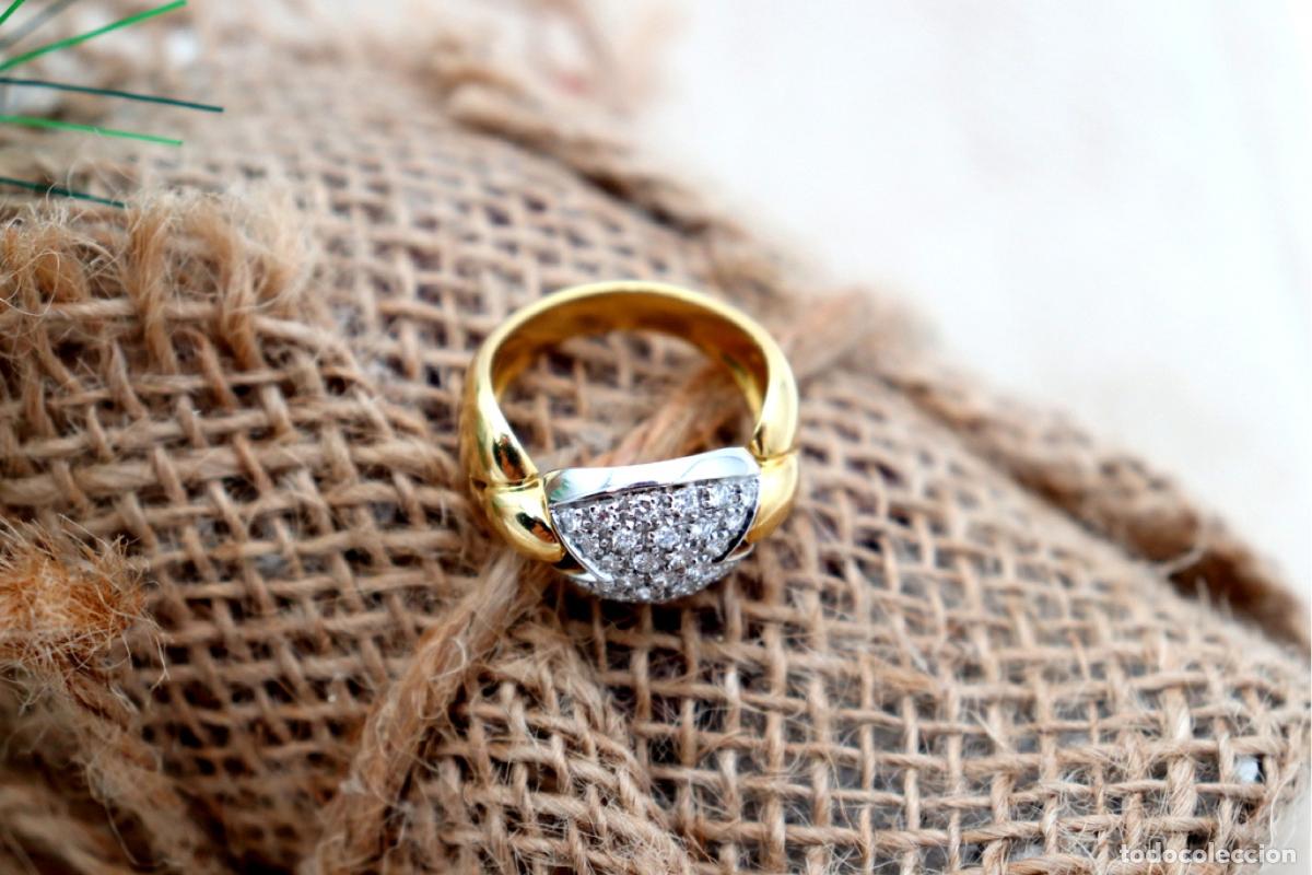 Joyeria: Anillo de oro de 19,2 quilates con diamantes - Foto 7