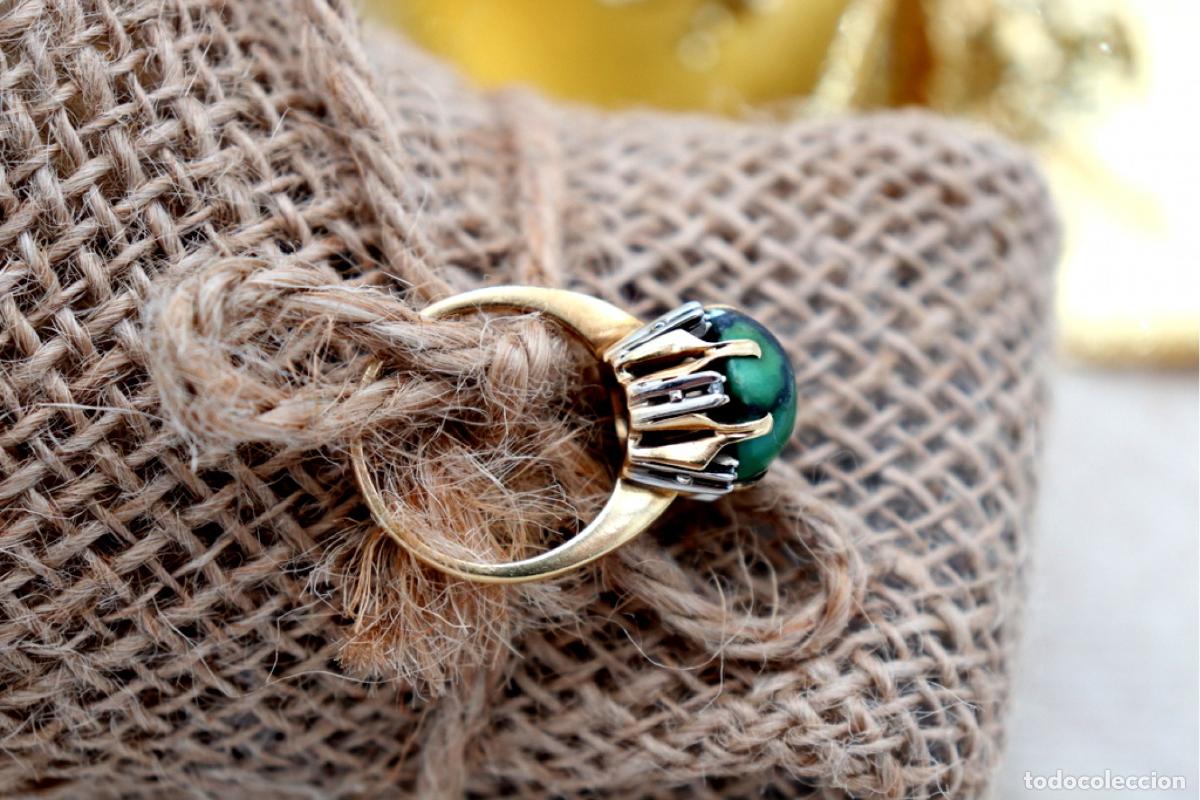 Joyeria: Anillo de oro de 19,2 quilates con diamantes - Foto 3