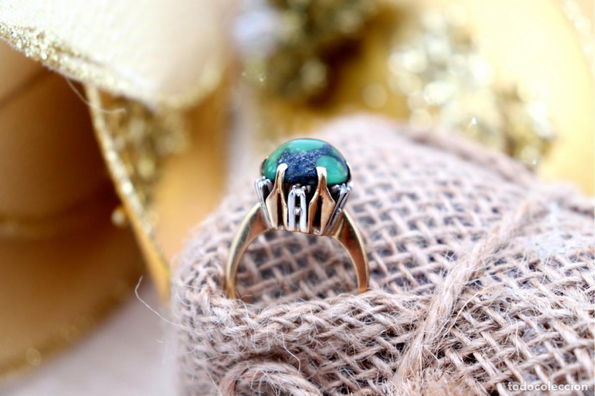 Joyeria: Anillo de oro de 19,2 quilates con diamantes - Foto 4