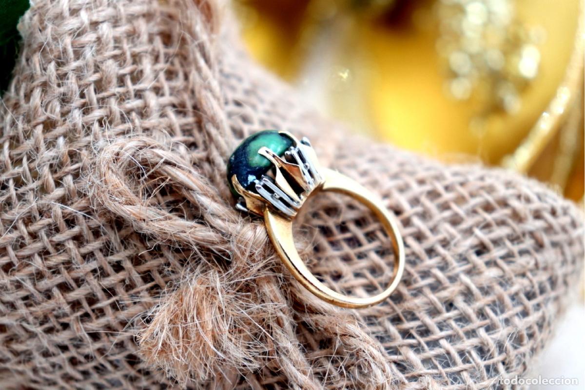 Joyeria: Anillo de oro de 19,2 quilates con diamantes - Foto 1