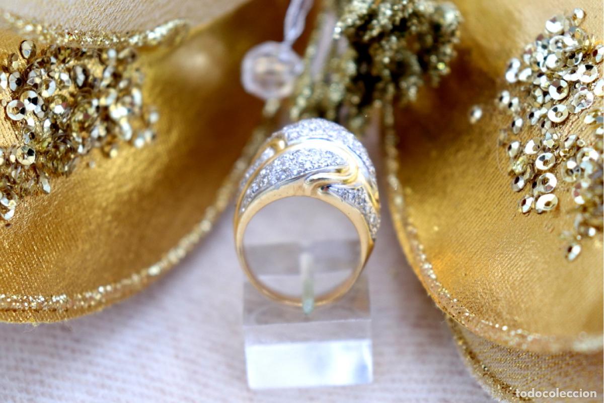 Joyeria: Anillo de oro de 19,2 quilates con diamantes - Foto 5