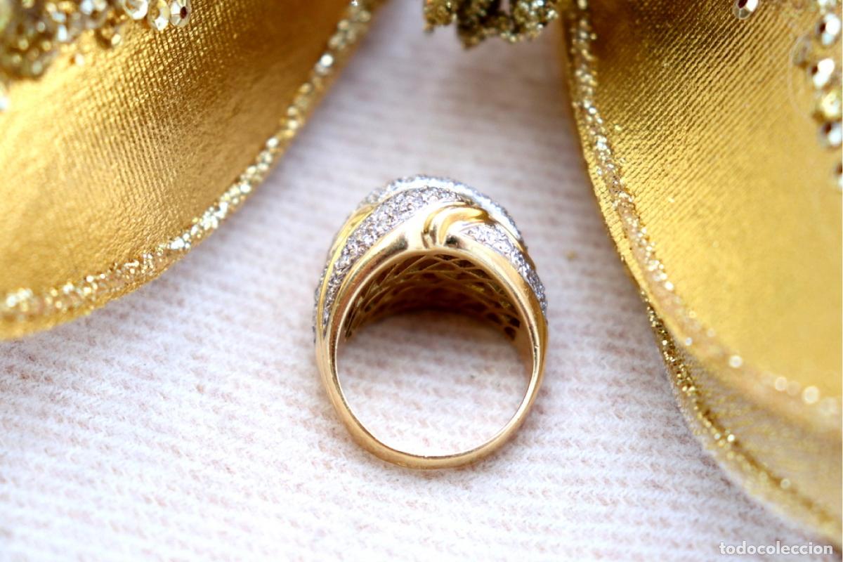 Joyeria: Anillo de oro de 19,2 quilates con diamantes - Foto 7