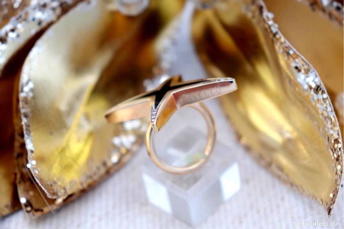 Joyeria: Anillo de oro de 18 quilates con diamantes - Foto 4