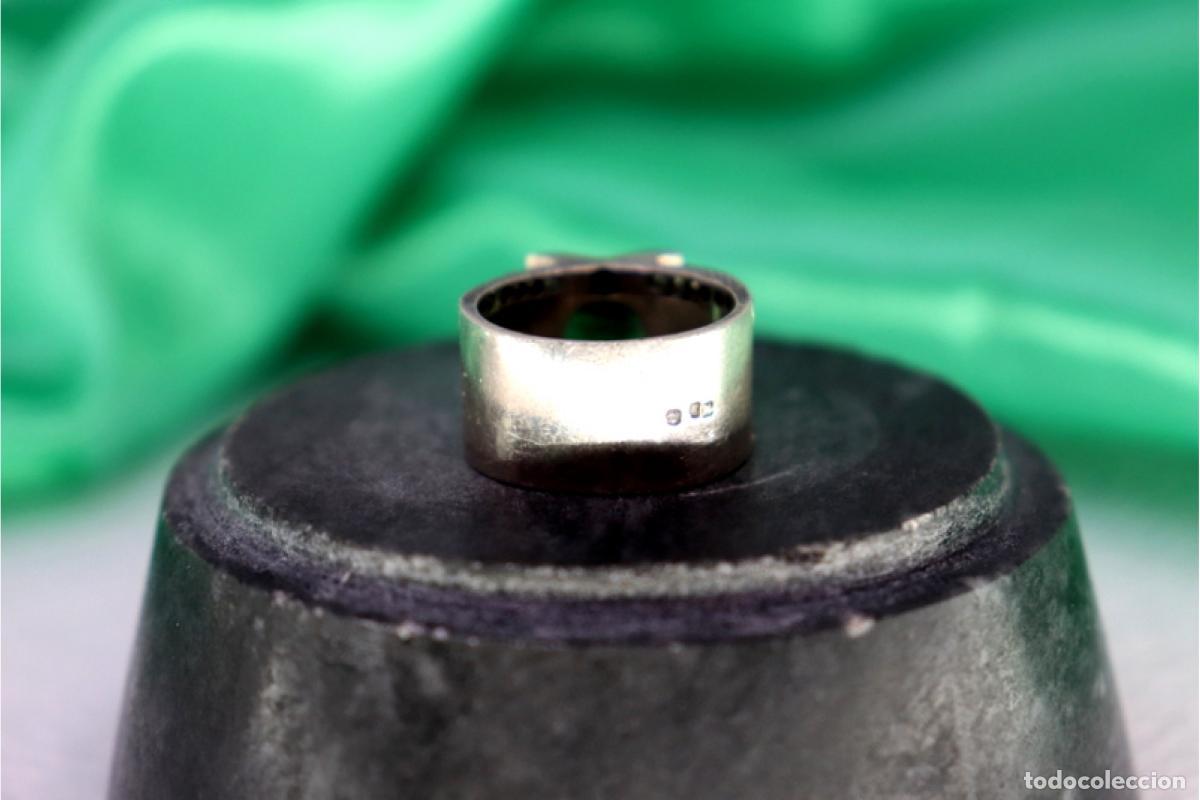 Joyeria: Anillo de oro de 19,2 quilates con turmalina - Foto 4
