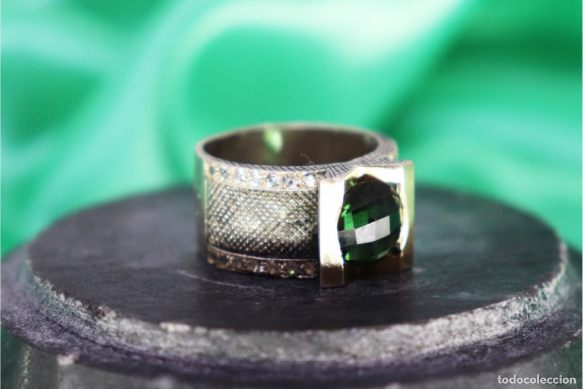 Joyeria: Anillo de oro de 19,2 quilates con turmalina - Foto 1