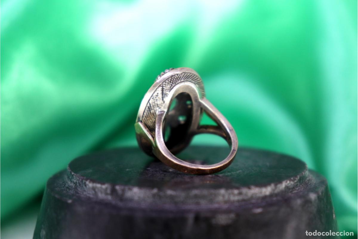Joyeria: Anillo en oro y plata de 19,2K. - Foto 2