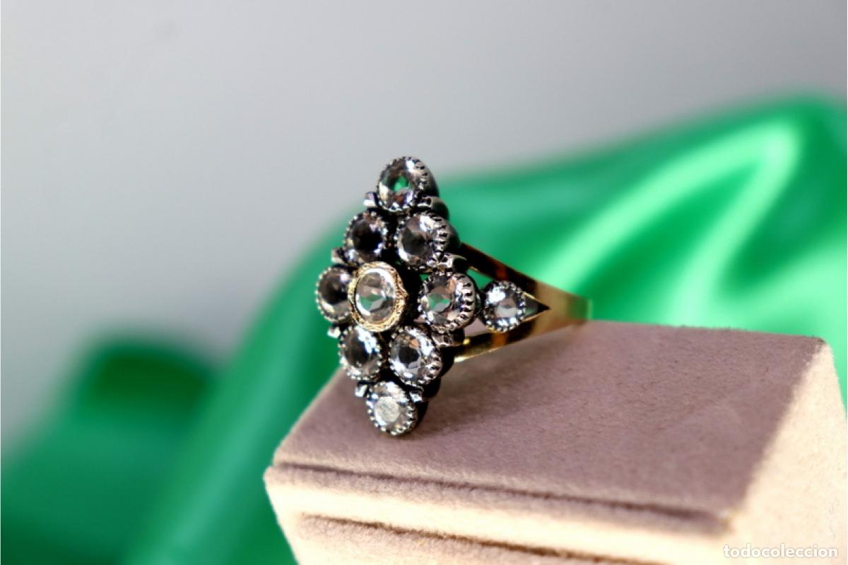 Joyeria: Anillo en oro y plata de 19,2K. - Foto 6
