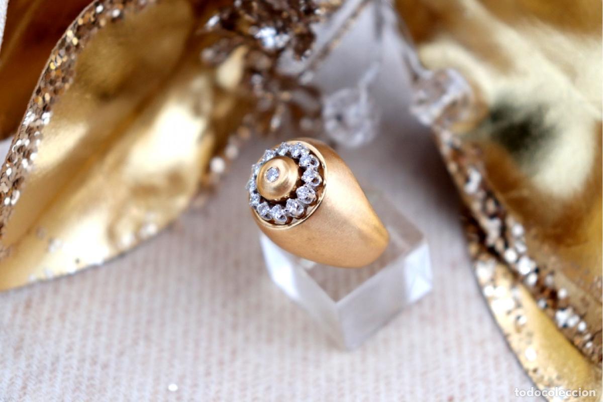 Joyeria: Anillo de oro de 19,2 quilates con diamantes - Foto 3