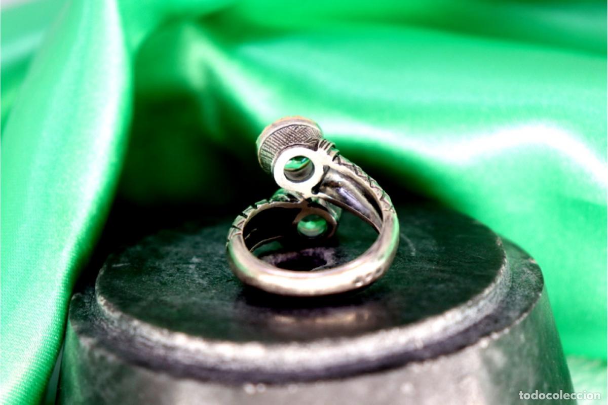 Joyeria: Anillo en oro y plata de 19,2K. - Foto 5