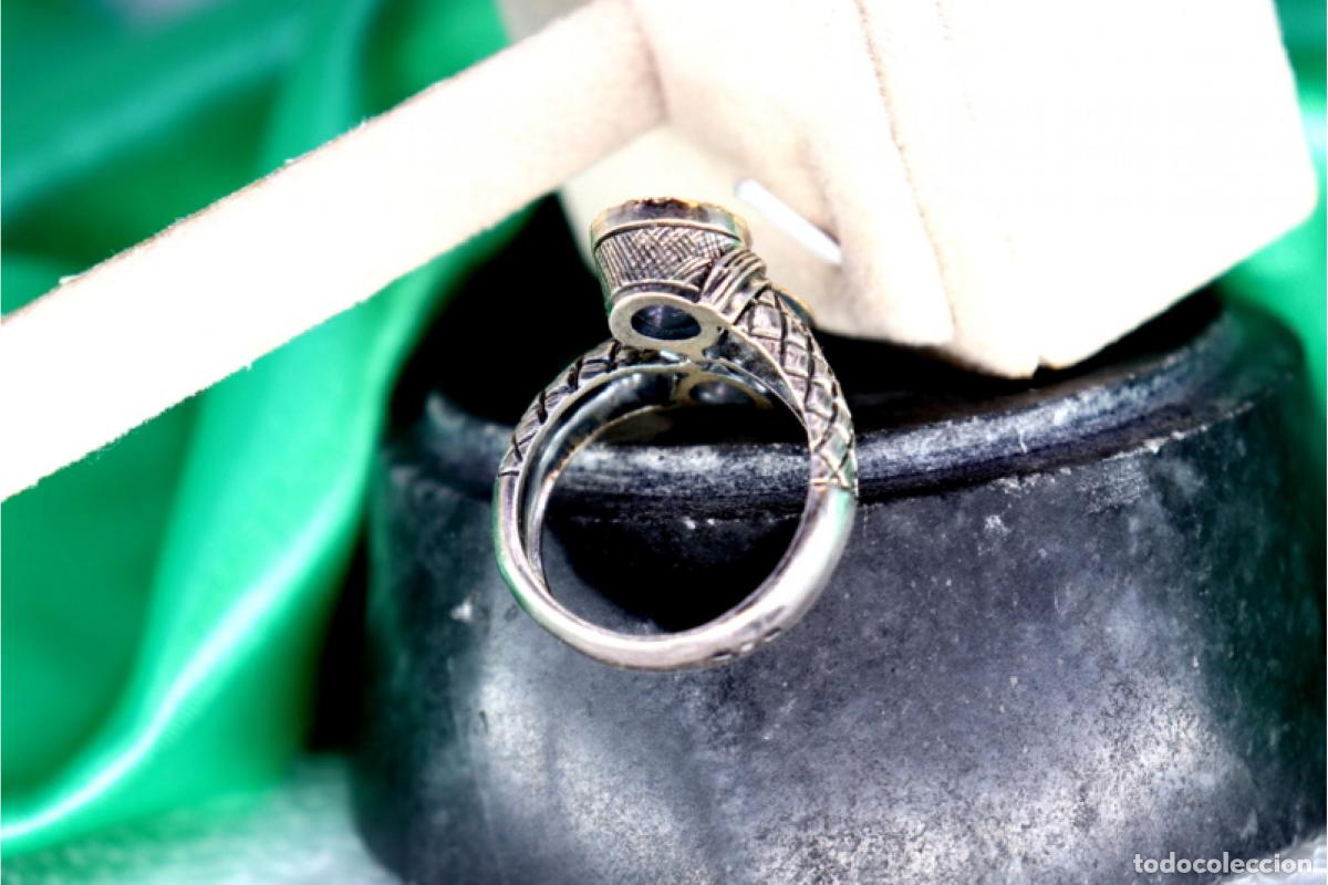 Joyeria: Anillo en oro y plata de 19,2K. - Foto 8