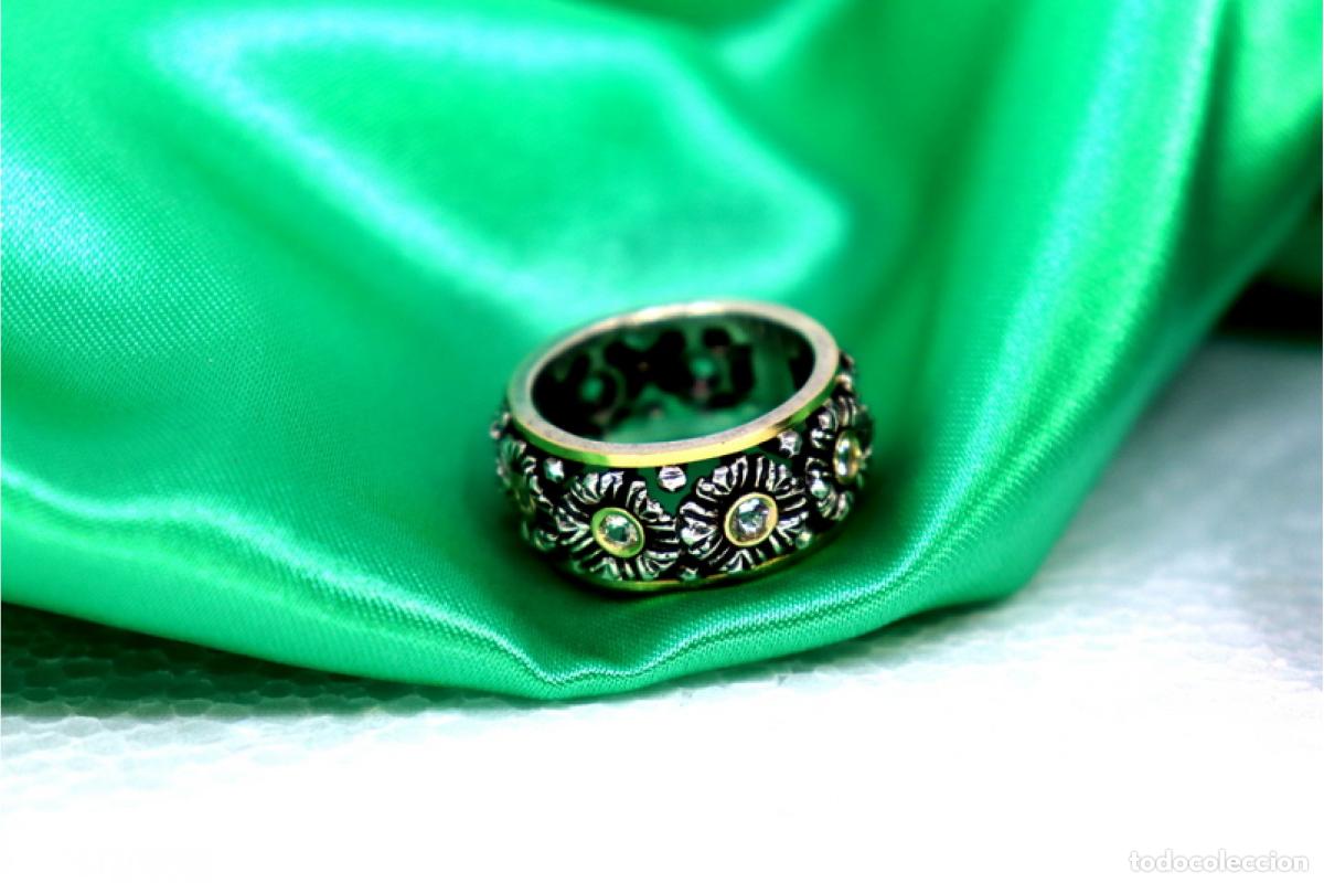 Joyeria: Anillo en oro y plata de 19,2K. - Foto 6