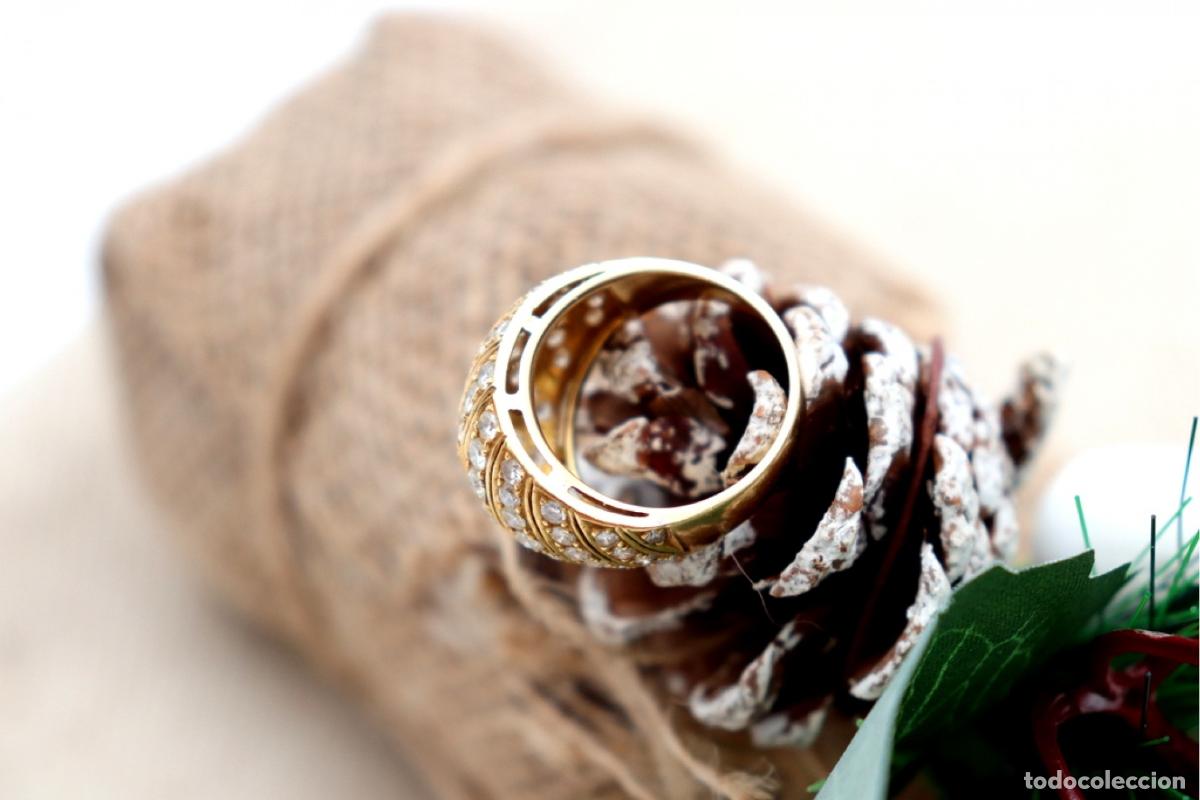 Joyeria: Anillo de oro de 19,2 quilates con diamantes - Foto 3