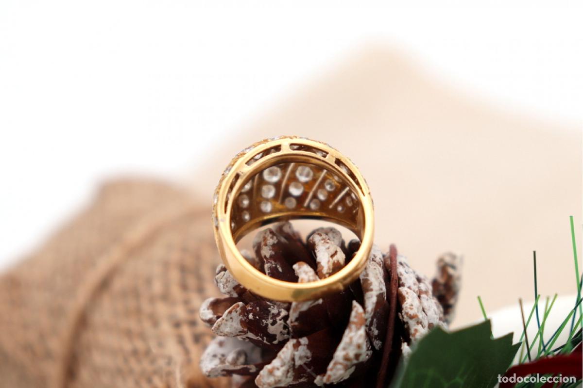 Joyeria: Anillo de oro de 19,2 quilates con diamantes - Foto 4
