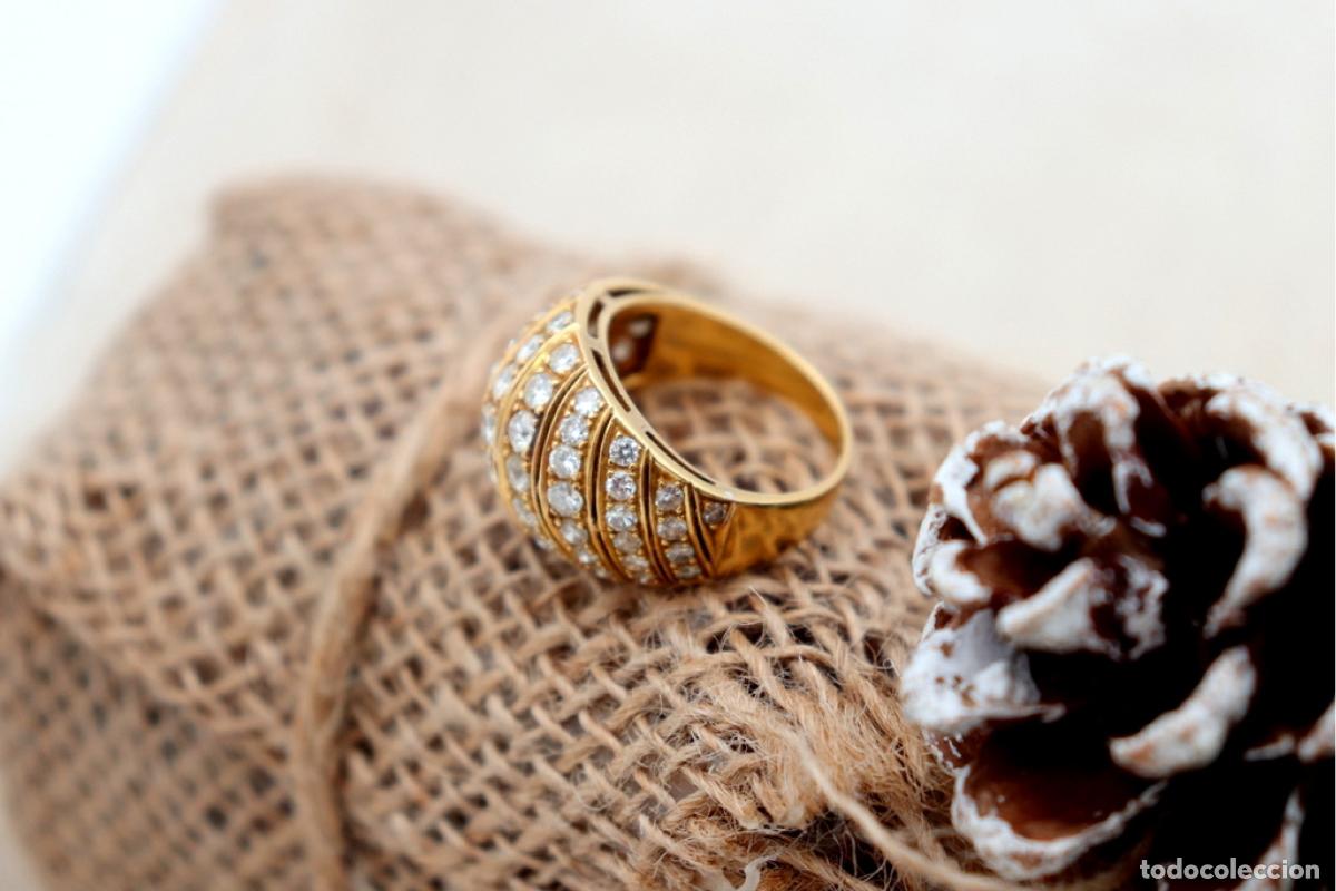 Joyeria: Anillo de oro de 19,2 quilates con diamantes - Foto 5
