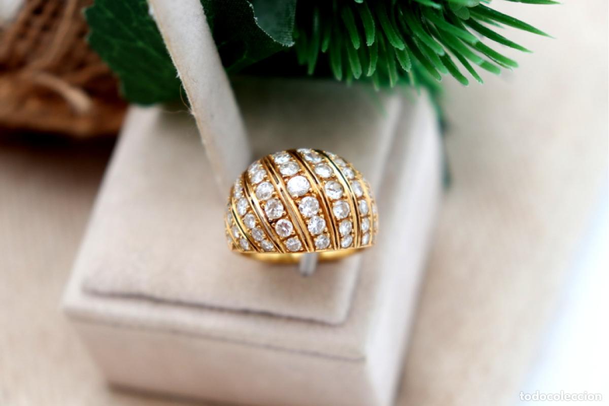 Joyeria: Anillo de oro de 19,2 quilates con diamantes - Foto 6