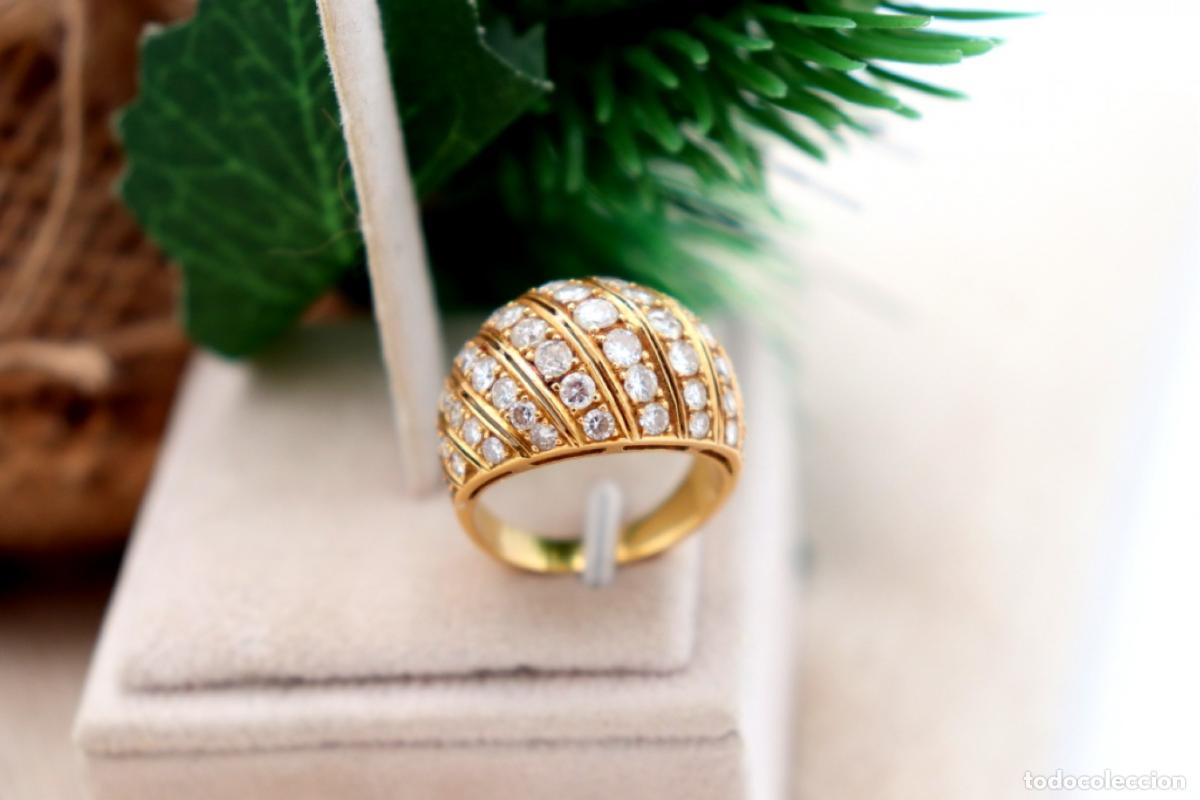 Joyeria: Anillo de oro de 19,2 quilates con diamantes - Foto 1