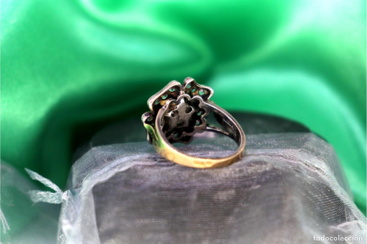 Joyeria: Anillo en oro y plata de 19,2K. - Foto 6