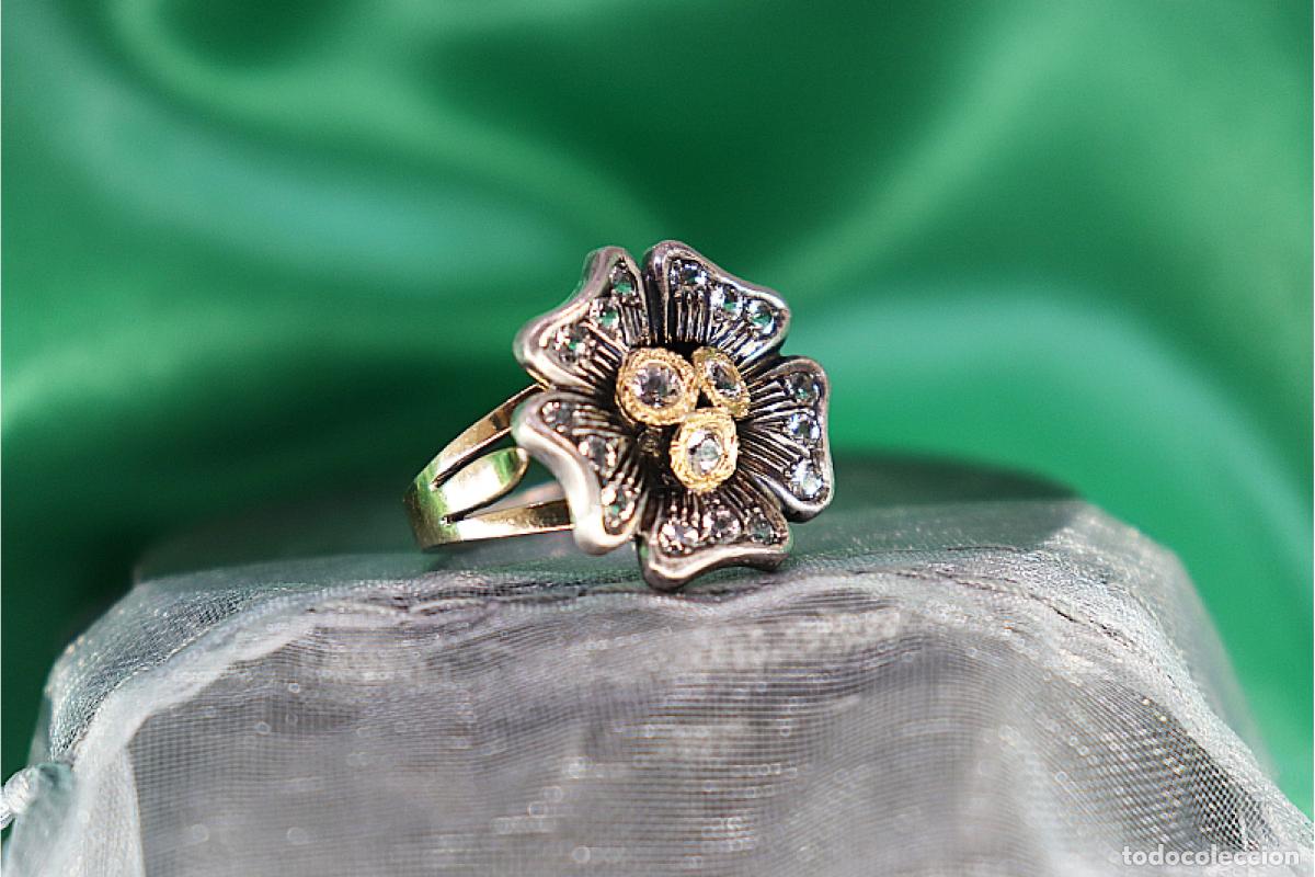 Joyeria: Anillo en oro y plata de 19,2K. - Foto 1