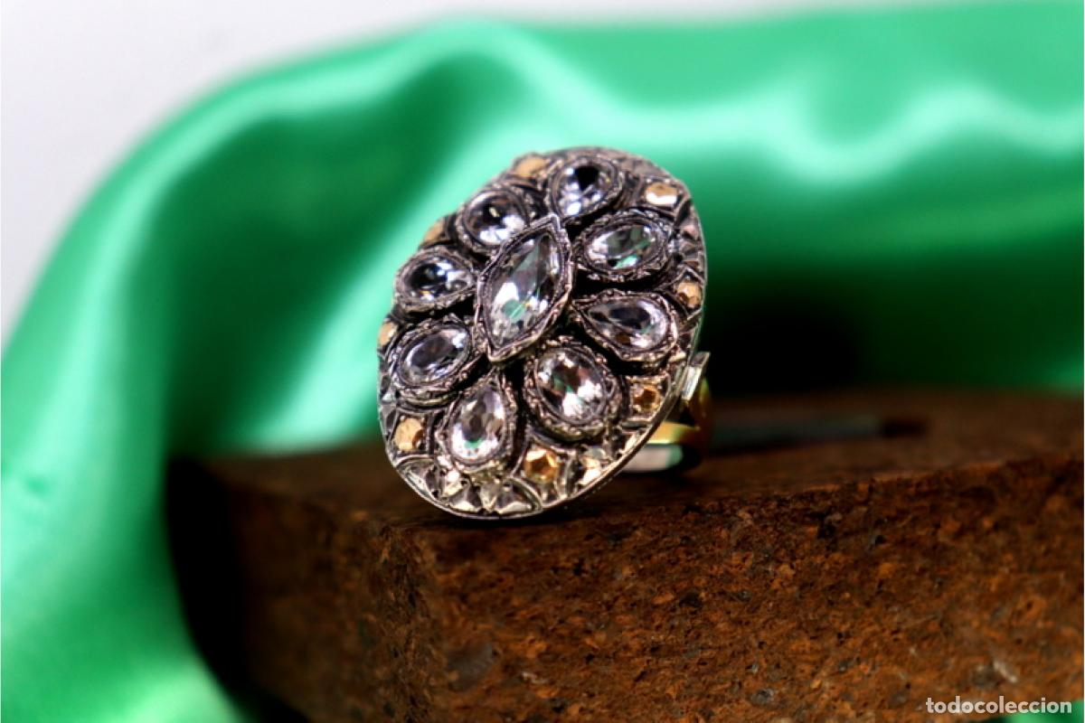 Joyeria: Anillo en oro y plata de 19,2K. - Foto 6
