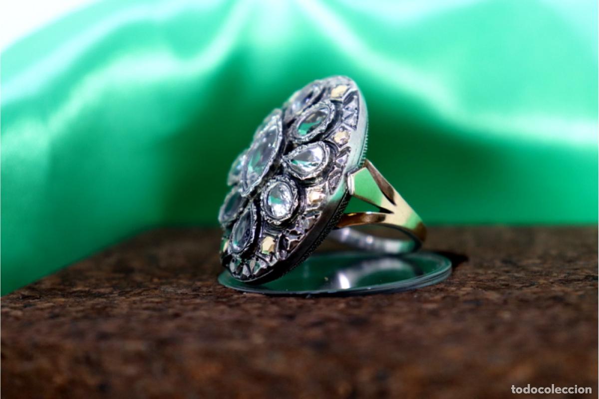 Joyeria: Anillo en oro y plata de 19,2K. - Foto 9