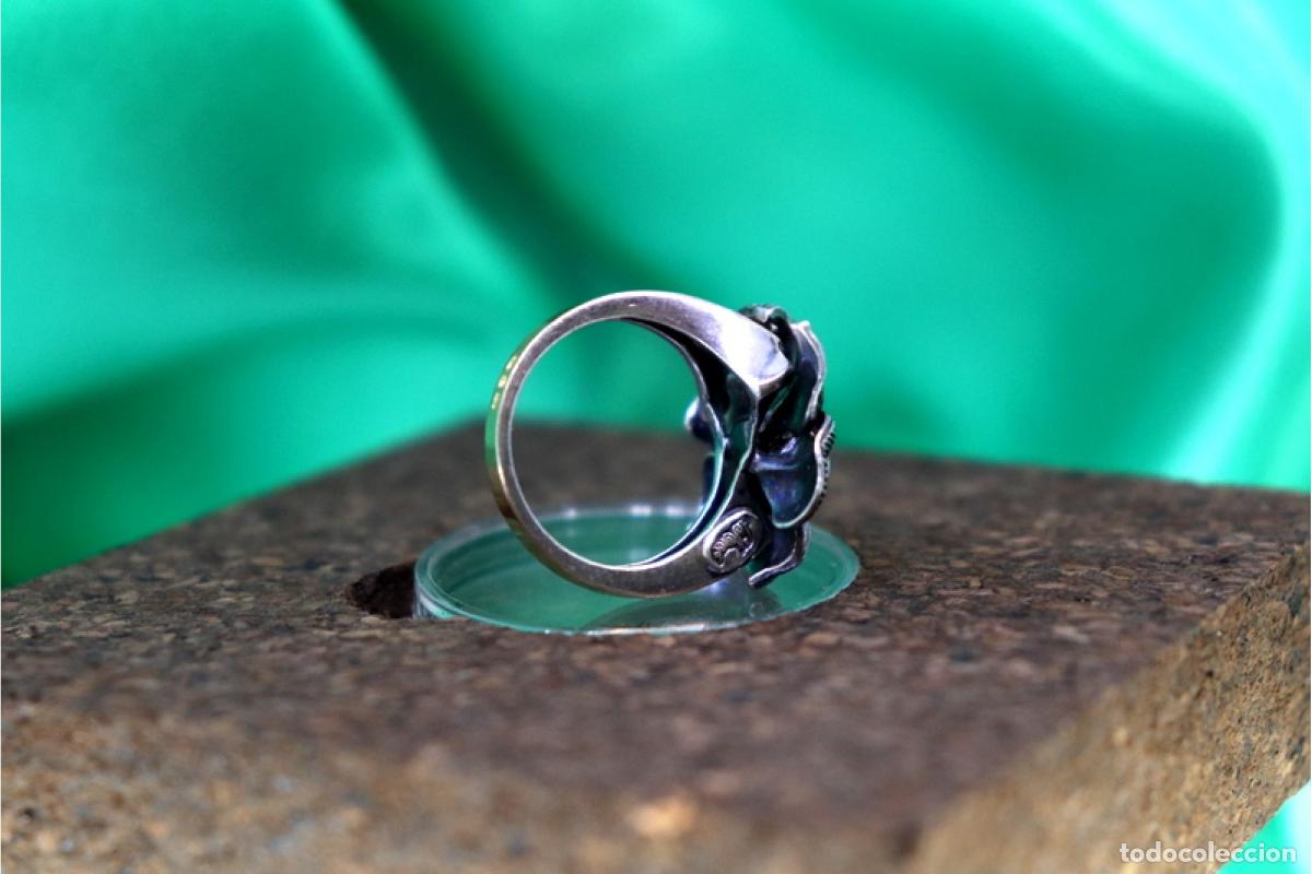 Joyeria: Anillo en oro y plata de 19,2K. - Foto 5