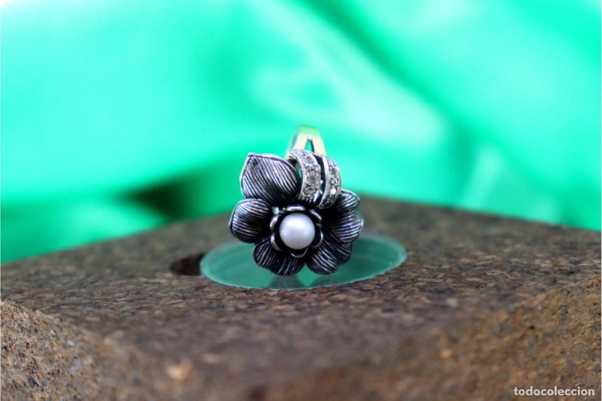 Joyeria: Anillo en oro y plata de 19,2K. - Foto 6