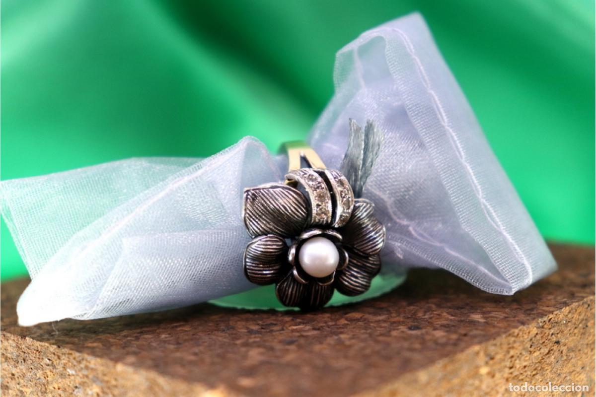 Joyeria: Anillo en oro y plata de 19,2K. - Foto 1