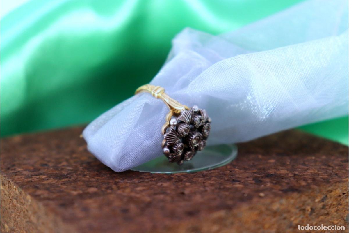 Joyeria: Anillo en oro y plata de 19,2K. - Foto 4