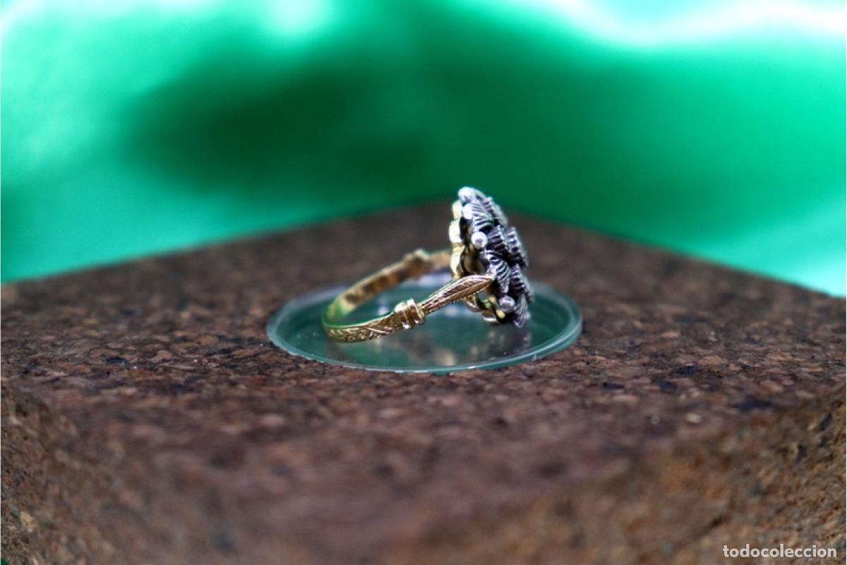 Joyeria: Anillo en oro y plata de 19,2K. - Foto 6