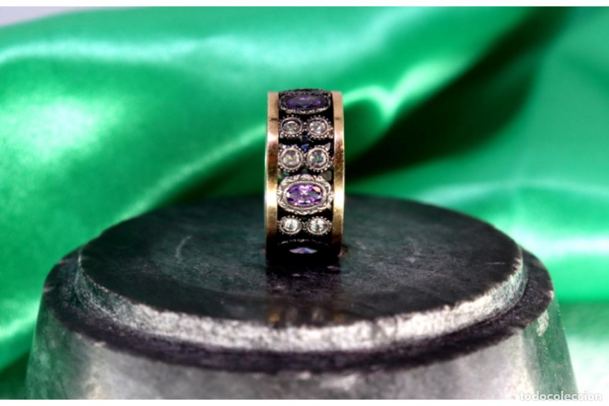 Joyeria: Anillo en oro y plata de 19,2K. - Foto 3