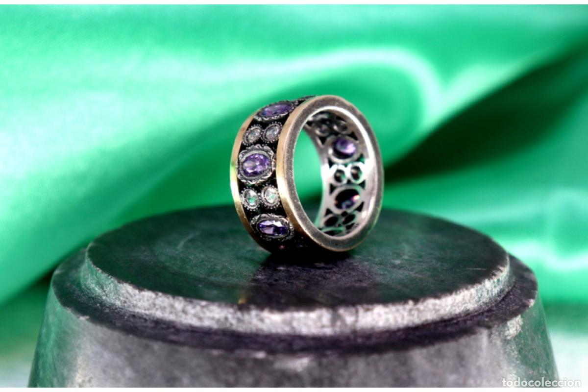 Joyeria: Anillo en oro y plata de 19,2K. - Foto 7