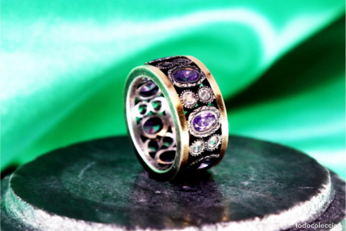 Joyeria: Anillo en oro y plata de 19,2K. - Foto 1