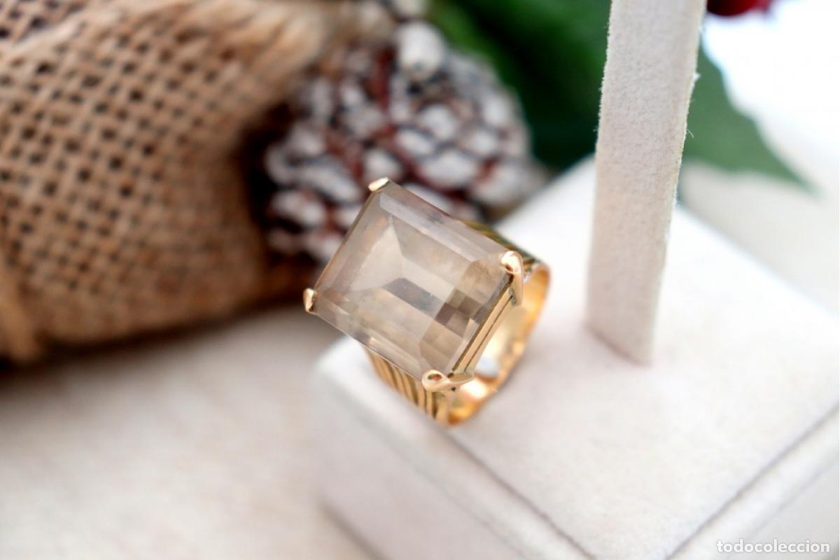 Joyeria: Anillo de oro de 19,2 quilates con citrino - Foto 8