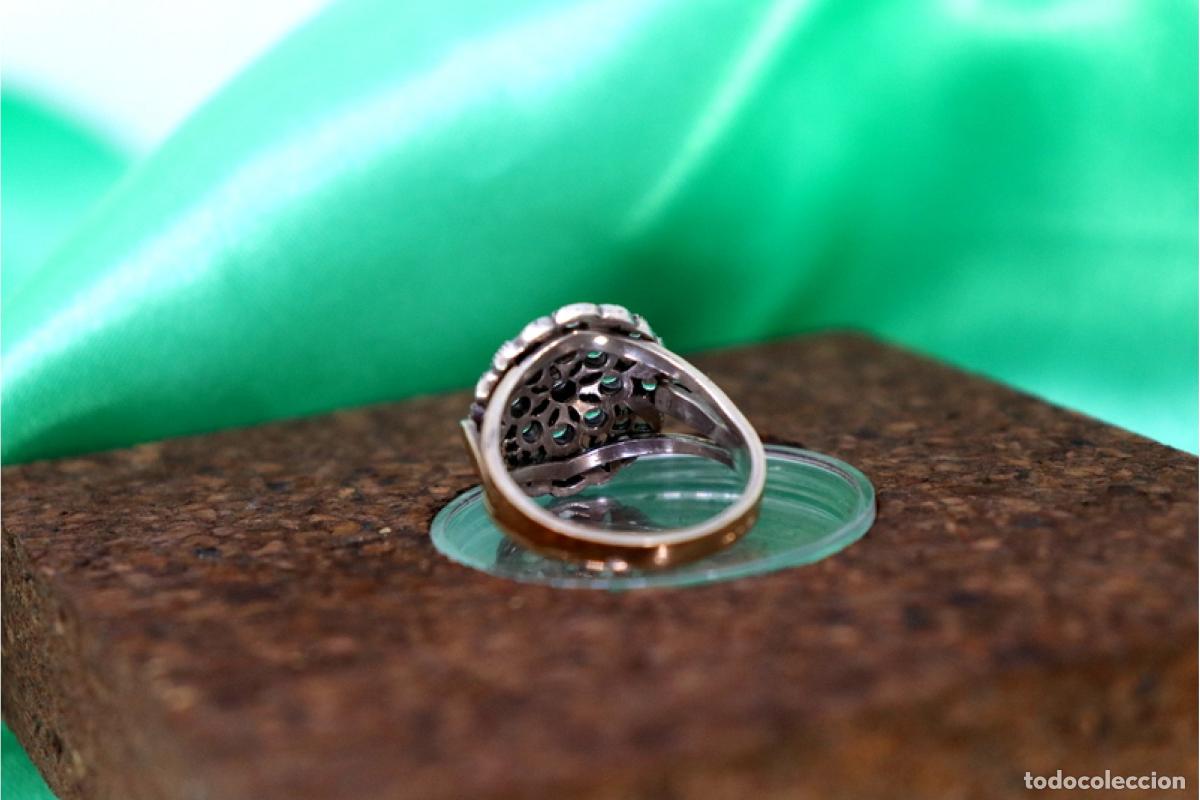 Joyeria: Anillo en oro y plata de 19,2K. - Foto 3